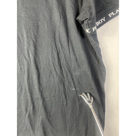 Playboy by PacSun Women's Shirt Black Small Short Sleeve Crew Neck - Picture 13 of 13